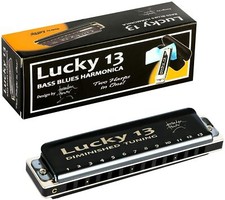 Lucky 13 Bass Blues Harmonica