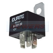 DURITE 0-727-32 12V VOLT 40A AMP 5 PIN TWIN MAKE BREAK MINI RELAY WITH BRACKET