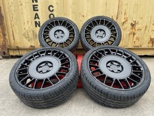 18" van 4 gloss blk Ford Transit / custom Alloy Wheels Rated Van -st -& Tyres