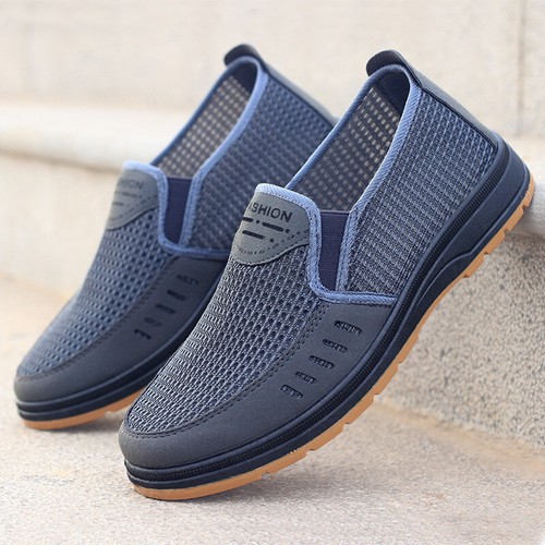 Mens leather slip walking - mens,