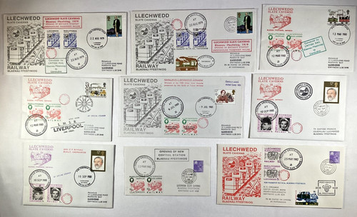 Railway fdc llechwedd - fdc's,