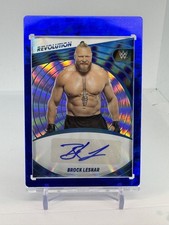 2023 Panini Revolution WWE UFC Brock Lesnar Auto Sunburst Autograph Auto # /99