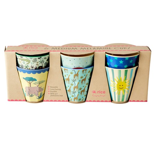 Rice medium melamine cups - -,