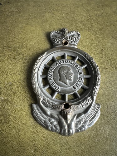 Vintage rac car badge - rac,