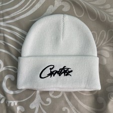 Corteiz Beanie White/black BNWOT