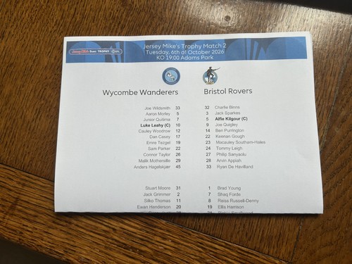 Wycombe bristol rovers oct - bristol,
