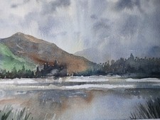 Loch Awe Scotland Watercolour