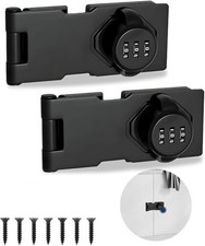 3 Digit Combination Sliding Keyless Lock Security Pad Bolt Shed Gate Garden Door