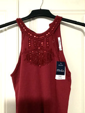 M&Co Red Sleeveless