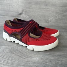 Clarks Shoes Womens Red UK