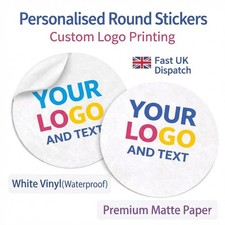 PERSONALISED ROUND PRINTED