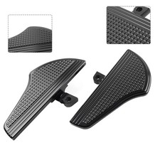 Black Footpeg Mini Floorboards For Harley Sportster Touring Softail Bobber