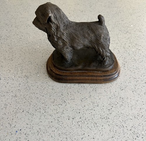 Vintage norfolk terrier statue - vintage,