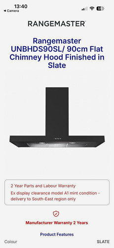Rangemaster unbhds90sl 90cm - rangemaster,