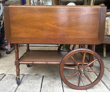 VTG. Drop Leaf Serving Tea Bar