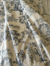 A  Pair Lined Curtains Drapes