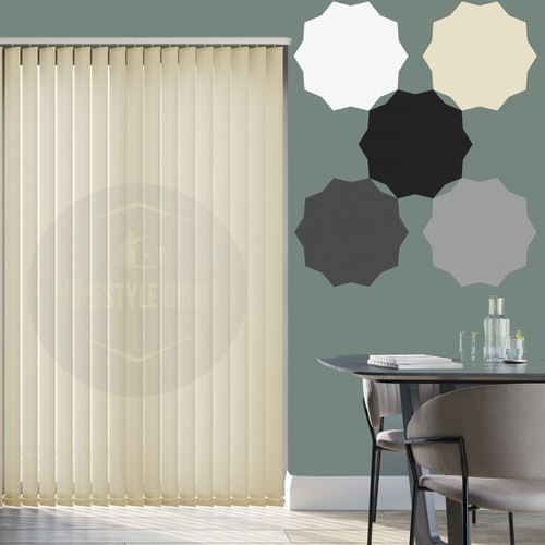 Plain vertical blind - blind, slats