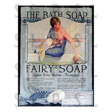 Fairy Soap Retro Metal Aluminium Sign, Novelty Gift Home Décor Bathroom