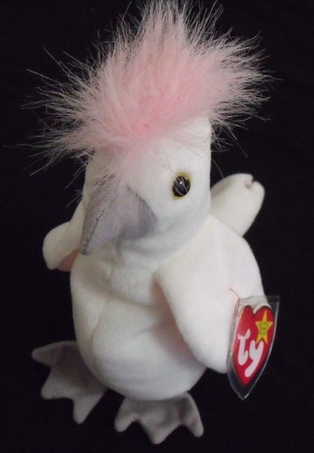 Beanie baby kuku - ty, white