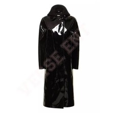 Women PVC Leather Trench Vinyl