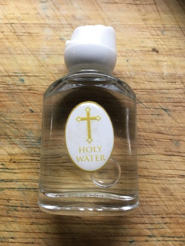 Bottle and holy water blessed - holy,