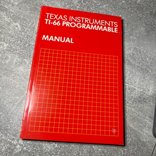 Texas instruments 66 - texas, ti-66