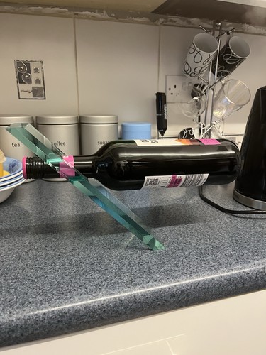 Balancing novelty wine bottle - novelty,
