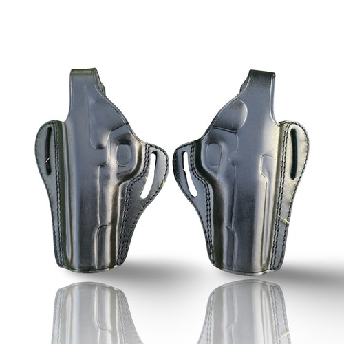 Leather holster owb pancake - leather,
