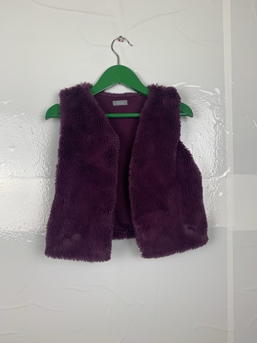 Next girls purple faux fur - girls,