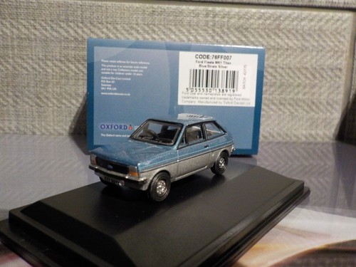 Ford fiesta mk1 blue silver - ford,