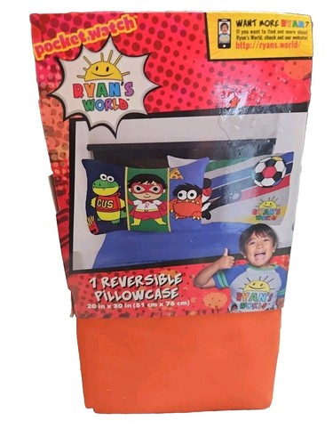Ryan world kids pillowcase - ryan's,
