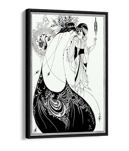 Aubrey beardsley peacock - beardsley,,