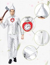 Men's Silver Tin Man Costume
