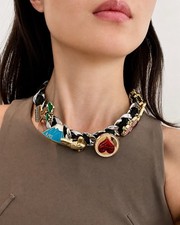 Y2K Chunky Charm Silver Chain