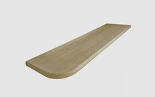 Solid oak bottom - oak, bullnose