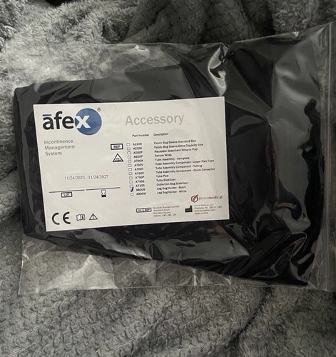 Afex catheter leg - catheter, bag