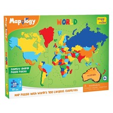Mapology World Map Puzzle Kids