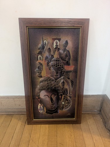 Thai buddah framed art print - buddah,