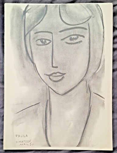 Henri matisse paula - paula, lithograph