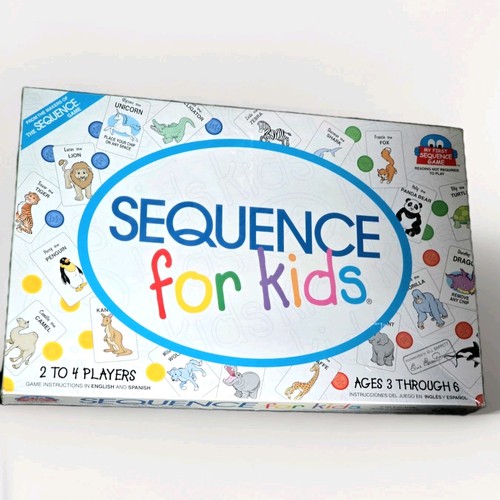 Sequence for kids board - for, game