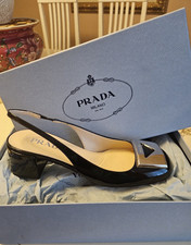 PRADA Black Patent Leather