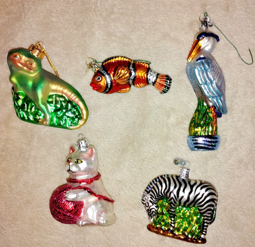 Hand blown glass old world - 5,