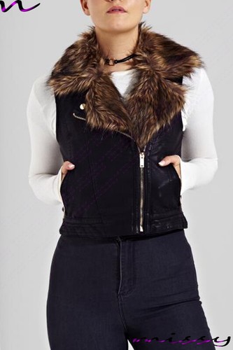 New womens short fur - womens, pu