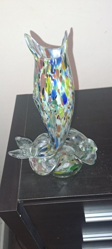 Murano glass fish ashtray - fish,