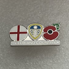 Very Rare Collectable Leeds United Supporter Enamel Badge - Wear With Pride