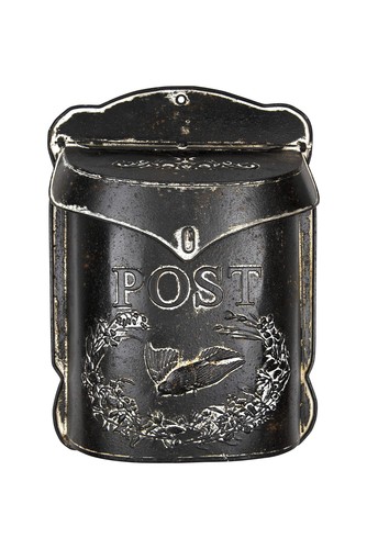 Black embossed tin - black,