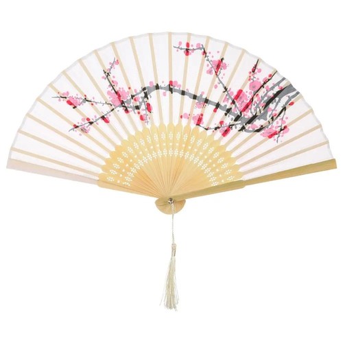 Silk bamboo folding hand - folding,