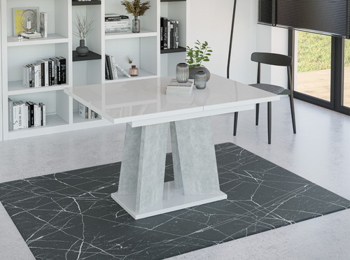 Extendable dining table - table,