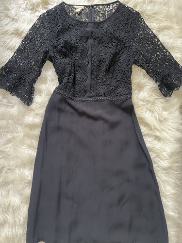 Monsoon black lace dress size - lace,