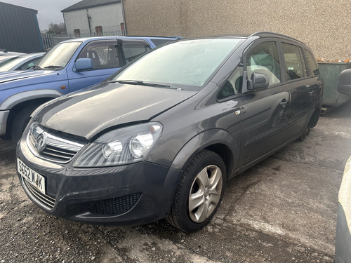 Vauxhall zafira 2012 grey - zafira,